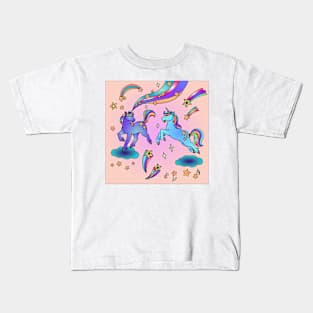 Unicorns 124 (Style:1) Kids T-Shirt